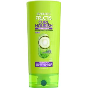Garnier Fructis Curl Nourish Conditioner, Curly Hair Conditioner with Coconut Oi Garnier Fructis Curl Nourish Conditioner, Curly Hair Conditioner with Coconut Oi