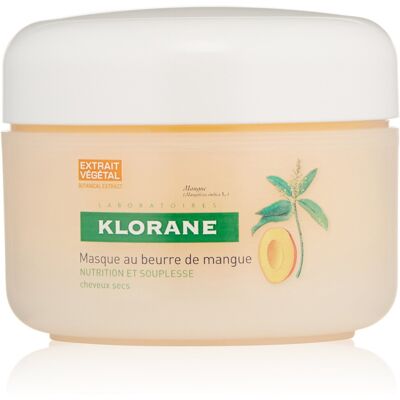 Klorane Mango Butter Hair Mask - Nourishing & Repairing - 150ml Klorane Mango Butter Hair Mask - Nourishing & Repairing - 150ml