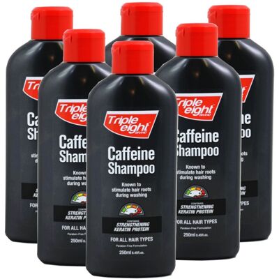 Triple-Eight Triple Eight Caffeine Shampoo for All Hair Types 250ml (6 PACK) Triple-Eight Triple Eight Caffeine Shampoo for All Hair Types 250ml (6 PACK)