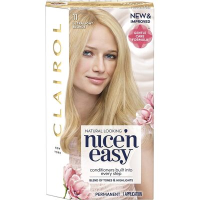 Clairol Nice 'n Easy Permanent Hair Dye Number 11, Ultra Light Blonde Clairol Nice 'n Easy Permanent Hair Dye Number 11, Ultra Light Blonde