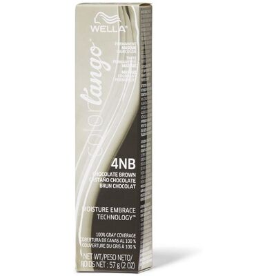 (4NB Chocolate Brown ) Wella Color Tango 4NB Chocolate Brown Permanent Haircolo (4NB Chocolate Brown ) Wella Color Tango 4NB Chocolate Brown Permanent Haircolo