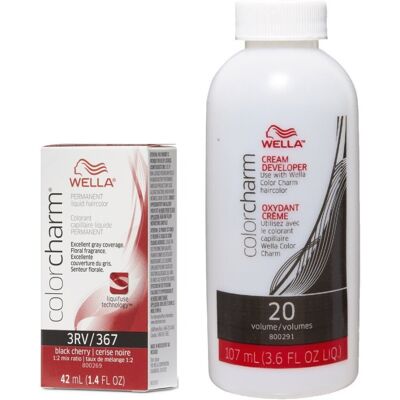 Wella - Color Charm - 3RV Black Cherry - Hair color Wella - Color Charm - 3RV Black Cherry - Hair color