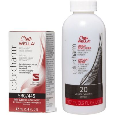 Wella - Color Charm - 5RG Light Auburn - 3.6oz - Permanent Wella - Color Charm - 5RG Light Auburn - 3.6oz - Permanent
