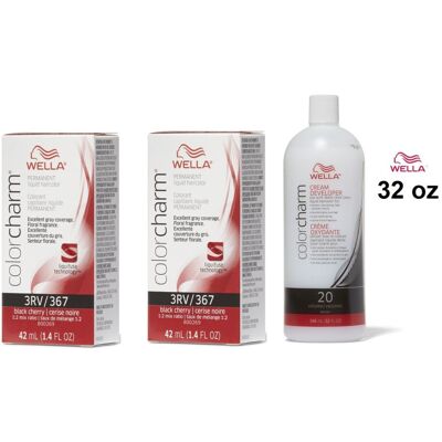 Wella Black Cherry Permanent Hair Color - 32oz - Vol. 20 Wella Black Cherry Permanent Hair Color - 32oz - Vol. 20