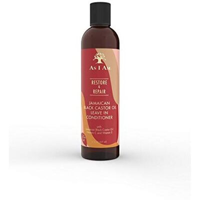 AS I AM JBCO Jamaican Black Castor Oil Leave in Conditioner, 501658 AS I AM JBCO Jamaican Black Castor Oil Leave in Conditioner, 501658