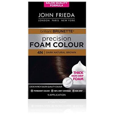 John Frieda - Precision Foam Colour - 4N - Hair Dye John Frieda - Precision Foam Colour - 4N - Hair Dye