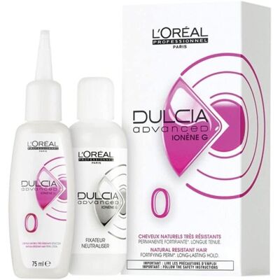 L’Oréal Paris L'Oreal Dulcia Advanced 0 Fortifying Perm for Natural Resistant Hair - Strength, L’Oréal Paris L'Oreal Dulcia Advanced 0 Fortifying Perm for Natural Resistant Hair - Strength,