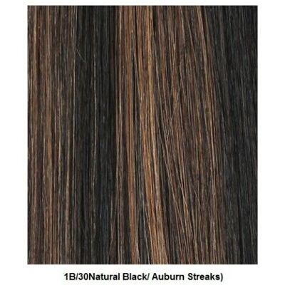 brand: sleek (FS1B.30 Natural Black/Auburin) Sleek Kimora Wig long, tousled curls, smooth, si brand: sleek (FS1B.30 Natural Black/Auburin) Sleek Kimora Wig long, tousled curls, smooth, si