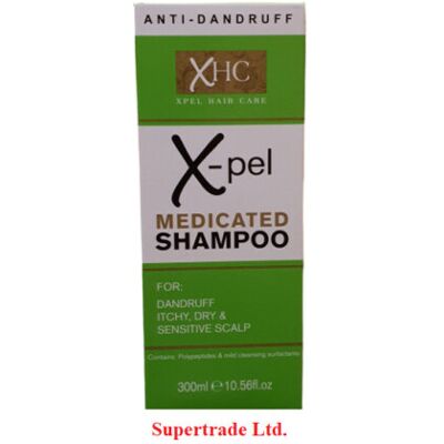 Xpel Medicated Shampoo For Dandruff Psoriasis Dry Itchy Scalp - 300ml Xpel Medicated Shampoo For Dandruff Psoriasis Dry Itchy Scalp - 300ml