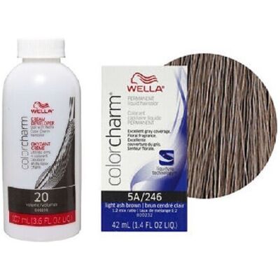 (5A+Dev (Vol. 20) 3.6oz) Wella 12C Ultra Light Blonde Color Charm Permanent Hair (5A+Dev (Vol. 20) 3.6oz) Wella 12C Ultra Light Blonde Color Charm Permanent Hair