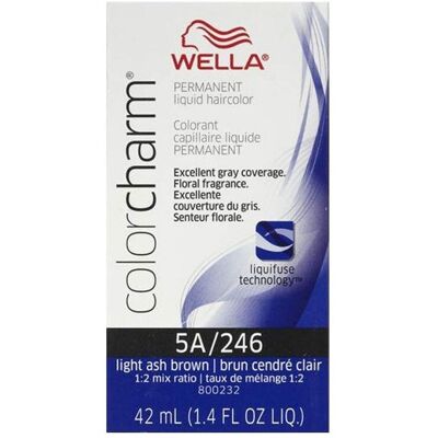 (5A) Wella 6AA Dark Blonde Intense Ash Color Charm Permanent Liquid Haircolor (5A) Wella 6AA Dark Blonde Intense Ash Color Charm Permanent Liquid Haircolor