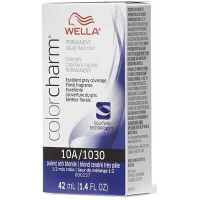 (10A) Wella 6A Dark Ash Blonde Color Charm Permanent Liquid Haircolor (10A) Wella 6A Dark Ash Blonde Color Charm Permanent Liquid Haircolor