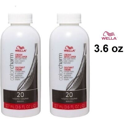 (Extra Dev (Vol.20) 3.6oz, 2pks) Wella Color Charm 5WV Cinnamon Permanent Gel Ha (Extra Dev (Vol.20) 3.6oz, 2pks) Wella Color Charm 5WV Cinnamon Permanent Gel Ha