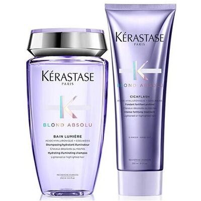 Kérastase - Blond Absolu Bain Lumiere - 250ml - Cicaflash Duo Kérastase - Blond Absolu Bain Lumiere - 250ml - Cicaflash Duo