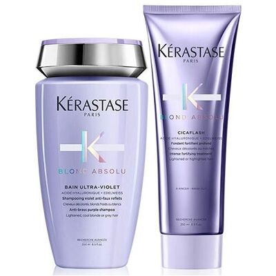 Kerastase Kérastase Blond Absolu Bain Ultra-Violet 250ml & Blond Absolu Cicaflash Conditio Kerastase Kérastase Blond Absolu Bain Ultra-Violet 250ml & Blond Absolu Cicaflash Conditio