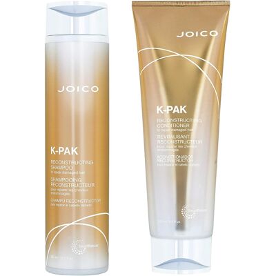 Joico K-Pak Reconstructing Shampoo 300ml & Conditioner 250ml to repair damaged h Joico K-Pak Reconstructing Shampoo 300ml & Conditioner 250ml to repair damaged h