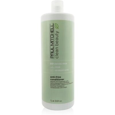 Paul Mitchell Clean Beauty Anti-frizz Conditioner - 1000ml - Frizz Control Organic Nourishing Vegan Paul Mitchell Clean Beauty Anti-frizz Conditioner - 1000ml - Frizz Control Organic Nourishing Vegan