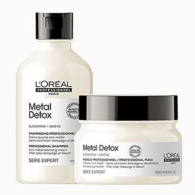 L'Oreal Professionnel DUO Metal Detox Shampoo 300ml and Mask 250ml - Hair Care L'Oreal Professionnel DUO Metal Detox Shampoo 300ml and Mask 250ml - Hair Care