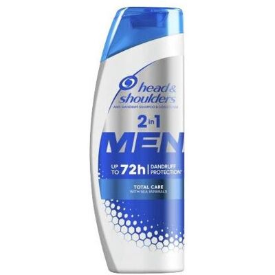 Head & Shoulders Anti-Dandruff 2-In-1 Shampoo Conditioner Total Male Care 225ml Head & Shoulders Anti-Dandruff 2-In-1 Shampoo Conditioner Total Male Care 225ml
