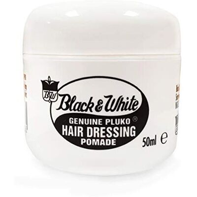 Black & White Genuine Pluko Hair Dressing Pomade 50ml Black & White Genuine Pluko Hair Dressing Pomade 50ml