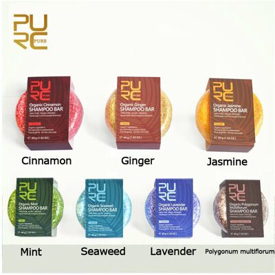 YETP STAR ( Seaweed) 7 Style Pure Hair Shampoo Bar Cleaning Anti Dandruff Loss Hair Growth YETP STAR ( Seaweed) 7 Style Pure Hair Shampoo Bar Cleaning Anti Dandruff Loss Hair Growth