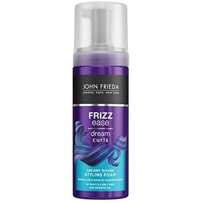 John Frieda Frizz Ease Dream Curls Air Dry Waves Styling Foam 150 ml for Naturally Wavy Hair John Frieda Frizz Ease Dream Curls Air Dry Waves Styling Foam 150 ml for Naturally Wavy Hair