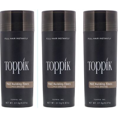 MEDIUM BROWN) Toppik Hair Building Fibres Hair Fibres For Thinning Hair 27.5g MEDIUM BROWN) Toppik Hair Building Fibres Hair Fibres For Thinning Hair 27.5g