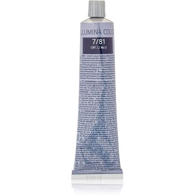 Wella Illumina Color Permanent Hair Color, No. 7/81 Medium Pearl Ash Blonde, 0.08103 k Wella Illumina Color Permanent Hair Color, No. 7/81 Medium Pearl Ash Blonde, 0.08103 k