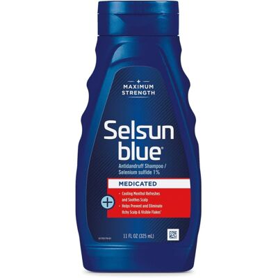 Selsun Blue Maximum Strength anti Dandruff Dermatitis Shampoo 325Ml - UK Seller Selsun Blue Maximum Strength anti Dandruff Dermatitis Shampoo 325Ml - UK Seller