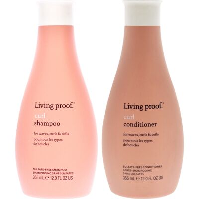 Living Proof Kit by Living Proof for Unisex - 2 Pc Kit 12oz Curl Conditioner, 12 Living Proof Kit by Living Proof for Unisex - 2 Pc Kit 12oz Curl Conditioner, 12