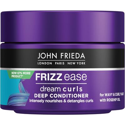 John Frieda Frizz Ease Dream Curls Deep Conditioner 250ml, Intensively Nourishing Hair Mask John Frieda Frizz Ease Dream Curls Deep Conditioner 250ml, Intensively Nourishing Hair Mask