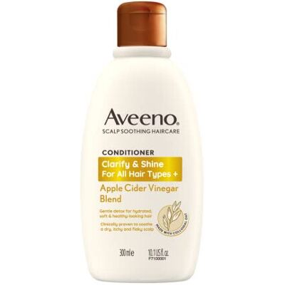 Aveeno Clarify and Shine Apple Cider Vinegar Scalp Soothing Conditioner - Hair Care Aveeno Clarify and Shine Apple Cider Vinegar Scalp Soothing Conditioner - Hair Care