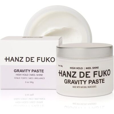 Hanz de Fuko Gravity Paste – Premium Men's Hair Styling Pomade – High Hold, Medium Shine Fini Hanz de Fuko Gravity Paste – Premium Men's Hair Styling Pomade – High Hold, Medium Shine Fini