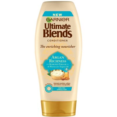 Garnier Ultimate Blends Argan Oil and Almond Hair Conditioner, 360ml Garnier Ultimate Blends Argan Oil and Almond Hair Conditioner, 360ml
