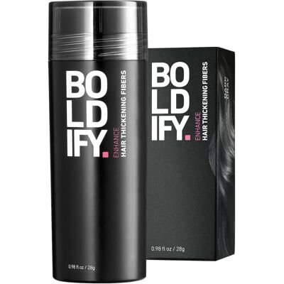 Boldify Hair Fibres for Thinning Hair (Dark Grey) 28g - Undetectable, Natural Th Boldify Hair Fibres for Thinning Hair (Dark Grey) 28g - Undetectable, Natural Th