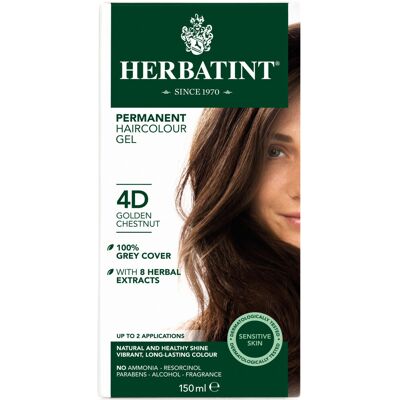 Herbatint - Permanent Hair Colour Gel - Golden Chestnut Herbatint - Permanent Hair Colour Gel - Golden Chestnut