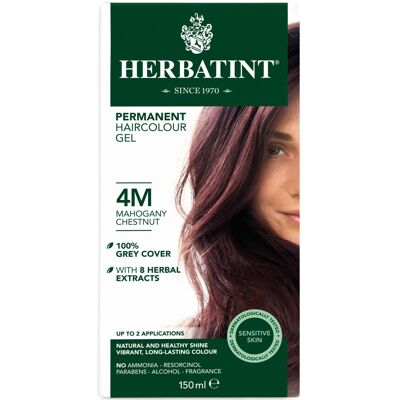 Herbatint - Mahogany Chestnut Ammonia Free - 4M - 150ml - Hair Color Herbatint - Mahogany Chestnut Ammonia Free - 4M - 150ml - Hair Color