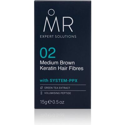 Mr. MR Medium Brown Hair Fibres (15g). Hair Loss Concealer with System-PPX, Thinning Mr. MR Medium Brown Hair Fibres (15g). Hair Loss Concealer with System-PPX, Thinning