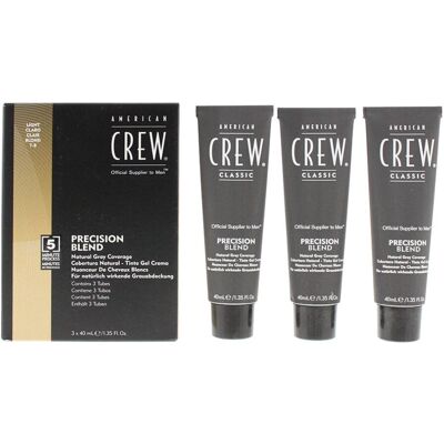 American Crew - Precision Blend Light Grey Hair Color - Men American Crew - Precision Blend Light Grey Hair Color - Men