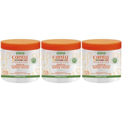 3x Cantu Shea Butter Leave-In Conditioning Repair Cream 16oz Set of 3 – Deep Rep 3x Cantu Shea Butter Leave-In Conditioning Repair Cream 16oz Set of 3 – Deep Rep