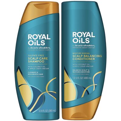 Head & Shoulders Royal Oils Shampoo and Conditioner Set Includes Anti-Dandruff Head & Shoulders Royal Oils Shampoo and Conditioner Set Includes Anti-Dandruff