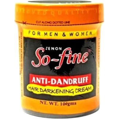 Zenon So-Fine Anti-Dandruff Hair Darkening Cream 100 g Zenon So-Fine Anti-Dandruff Hair Darkening Cream 100 g