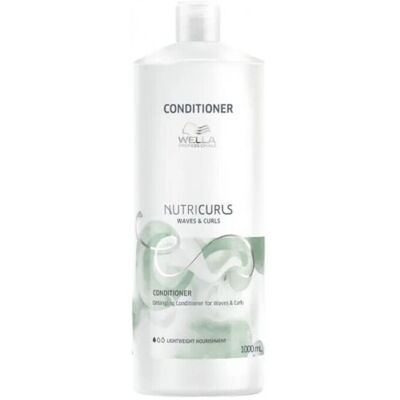 Wella Professionals Nutricurls Conditioner - 1000ml for Curly & Wavy Hair Wella Professionals Nutricurls Conditioner - 1000ml for Curly & Wavy Hair