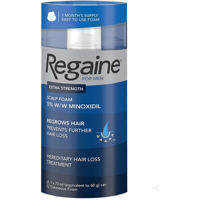 Regaine Men Extra Strength Hair Loss Foam - 73ml Travel Size Regaine Men Extra Strength Hair Loss Foam - 73ml Travel Size