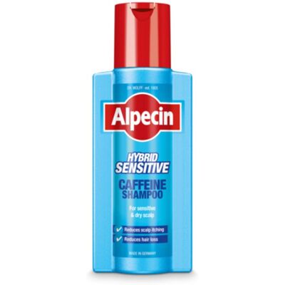 Alpecin Hybrid Caffeine Shampoo for Men with Dry, Itchy, Sensitive Scalps 250mL Alpecin Hybrid Caffeine Shampoo for Men with Dry, Itchy, Sensitive Scalps 250mL