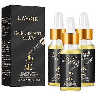 Unbranded 3Pcs Hair Growth Serum - Natural Essential Oil for Hair Regrowth and Repair Unbranded 3Pcs Hair Growth Serum - Natural Essential Oil for Hair Regrowth and Repair