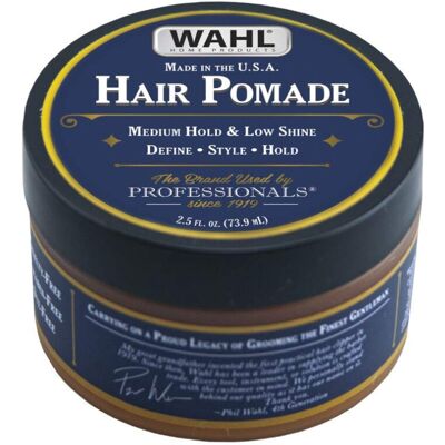 Wahl Hair Pomade for Styling with Essential Manuka/Meadowfoam Seed/Clove & Morin Wahl Hair Pomade for Styling with Essential Manuka/Meadowfoam Seed/Clove & Morin