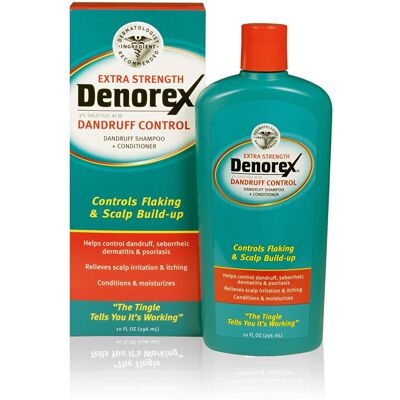 Denorex Extra Strength Dandruff Shampoo + Conditioner 10 oz Denorex Extra Strength Dandruff Shampoo + Conditioner 10 oz
