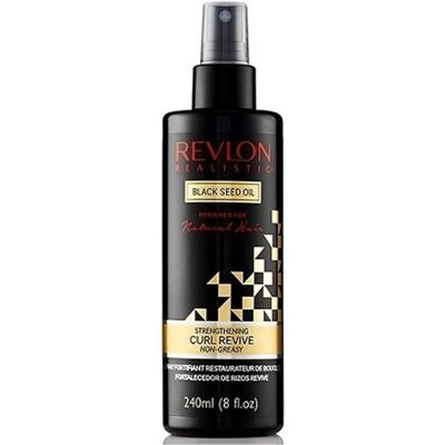 Revlon Realistic Naturally Strong Strengthening Curl Revive Nongreasy 8 Oz 240ml Revlon Realistic Naturally Strong Strengthening Curl Revive Nongreasy 8 Oz 240ml