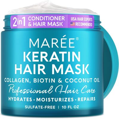 Marée MAREE Hair Mask for Damaged Hair - Keratin Hair Treatment Conditioner - Extremel Marée MAREE Hair Mask for Damaged Hair - Keratin Hair Treatment Conditioner - Extremel